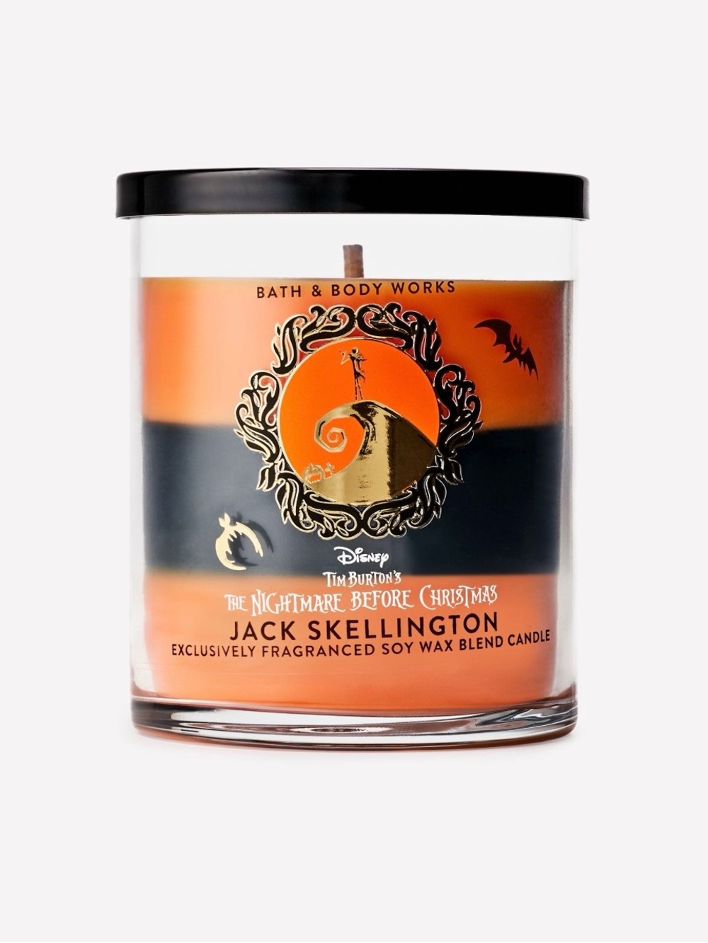 Bath & Body Works x NBC Jack Skellington Candle 1 Wick